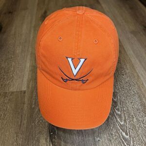 Lids Virginia Cavaliers Hat Orange Fitted NCAA Embroidered Logo